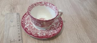 Taza y plato La Cartuja de Sevilla Aurora