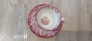 Taza y plato La Cartuja de Sevilla Aurora