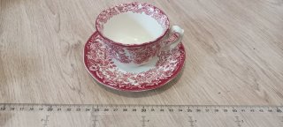 Taza y plato La Cartuja de Sevilla Aurora