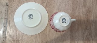 Taza y plato La Cartuja de Sevilla Aurora