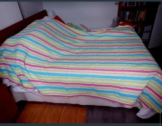 Lote 2 Colchas algodón cama 80/90 Las 3 Plumas.