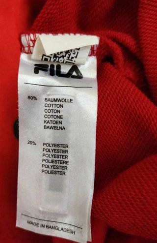 Bermuda pantaloncini Fila rossi uomo - tg M