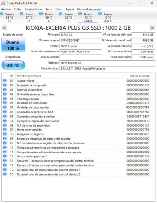 SSD M.2 Kioxia Exceria Plus G3 1TB NVMe