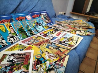 Lote de tebeos de aventuras antiguos 37 unidades