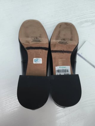 Zapatos Ángel Alarcón Negros Hebilla Dorada