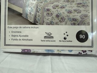 Juego de sábanas, 3 piezas