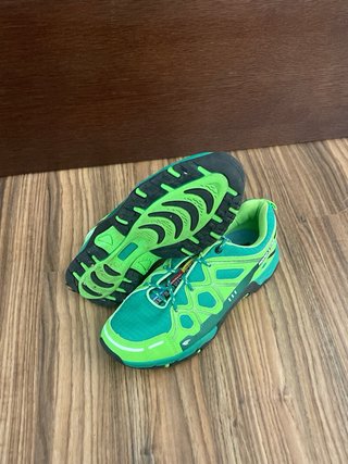 Zapatillas Trail Running Road Star Verdes