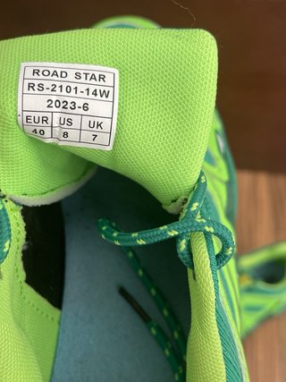 Zapatillas Trail Running Road Star Verdes