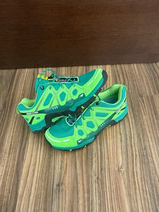 Zapatillas Trail Running Road Star Verdes