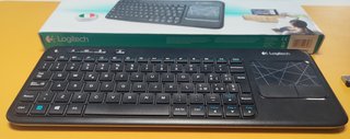 Tastiera wireless Lgitech k400 touchpad integrato