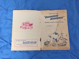 Álbum de Cromos Batallas Navales
