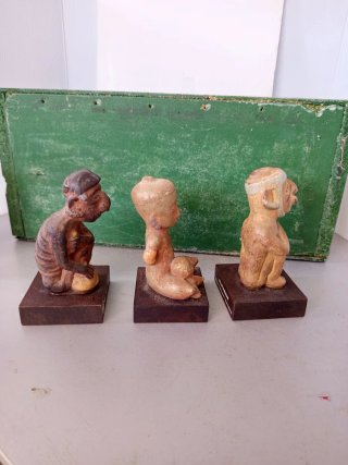 Figuras Precolombinas Laboratorio Funke vintage