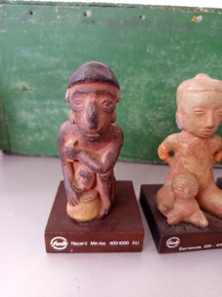 Figuras Precolombinas Laboratorio Funke vintage