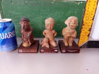 Figuras Precolombinas Laboratorio Funke vintage