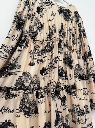 Vestido estampado niña