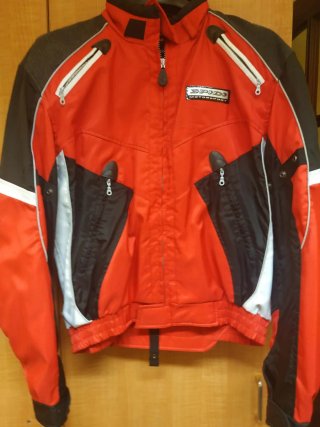 Chaqueta Moto Harley-Davidson Negra/Roja .