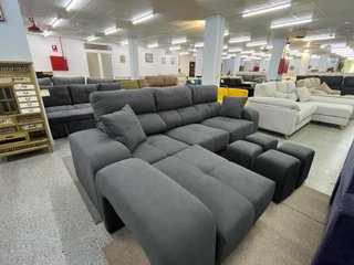 OFERTA!! Nuevo sofa gris con asientos extribles!!