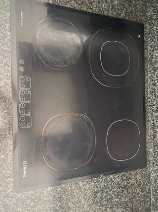 Campana extractora y vitroceramica