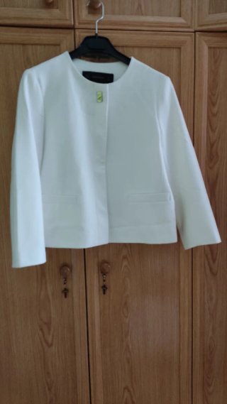 Chaqueta Zara Blanca Talla M