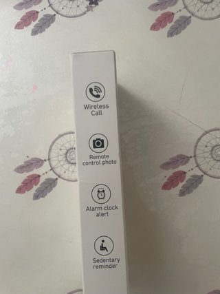 Reloj Inteligente Plata y Blanco
