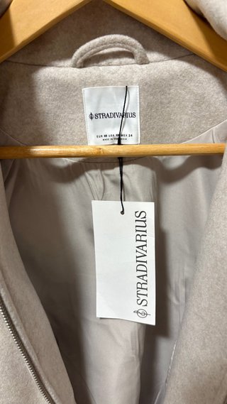 Cazadora Bomber tipo Globo Tacto Suave Crudo