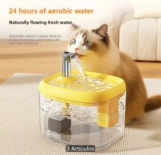 Fuente de agua para mascotas inteligente