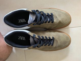 Zapatillas Casuales Verdes y Blancas