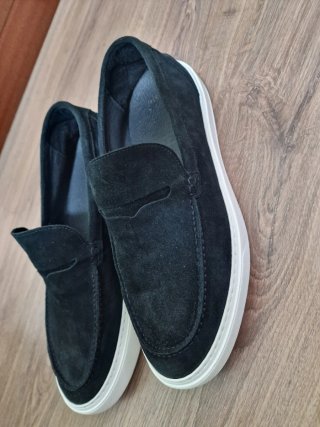 Mocasines Manfield Ante Negro Talla 44