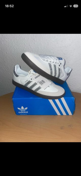 Adidas Samba OG Glitter Plata