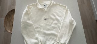 Sudadera Nike cremallera blanca