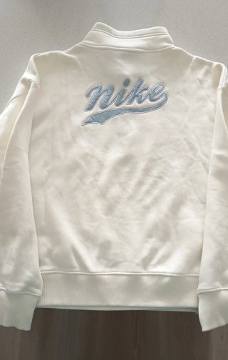 Sudadera Nike cremallera blanca