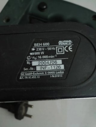 Cepillo Eléctrico para Madera