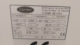 Carrier, 11.610 frigorias, bomba calor