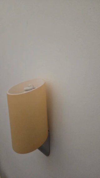Aplique de pared beige y gris