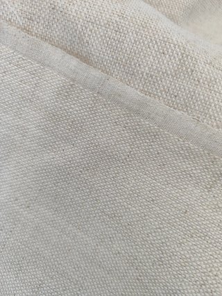 Retal tela de saco de algodón y fibras de lino