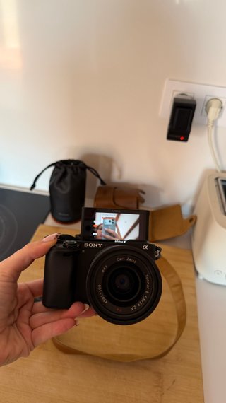 Cámara Sony A6400 + objetivo 24mm | Camera + lens