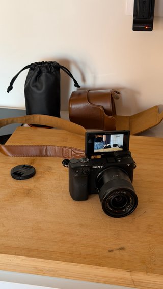 Cámara Sony A6400 + objetivo 24mm | Camera + lens