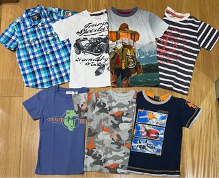 Lote Con 6 Camisetas De Niño Y 1 Camisa 4/5 años!!