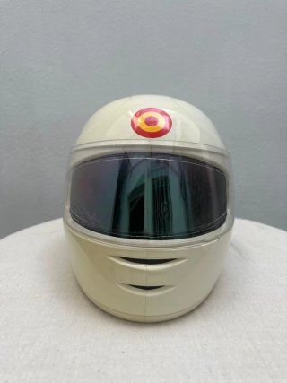 Casco Moto Vintage Blanco Talla L/XL