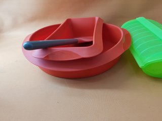 Lékué Pack Moldes Repostería Rojo