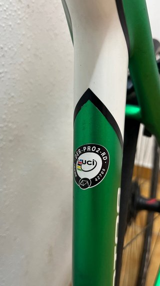Bicicleta de carretera De Rosa en carbono.