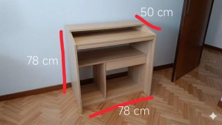 Escritorio de madera 78x50 cm