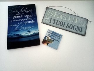 Tre targhe decorative da parete