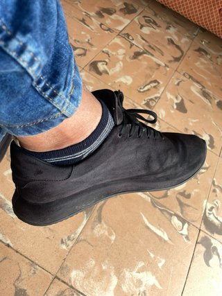 Officine Creative Zapatillas de Ante Negro