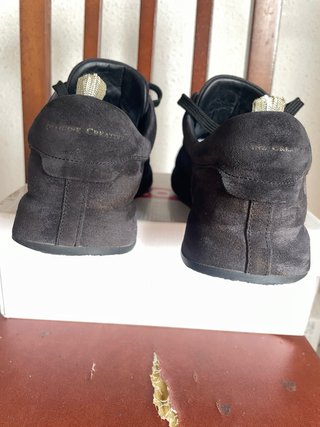 Officine Creative Zapatillas de Ante Negro