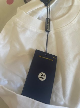 Camiseta Polo Ralph Lauren Blanca Talla M