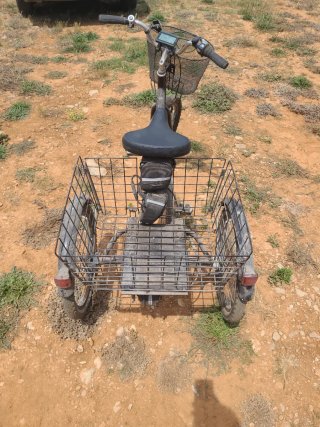 Parte delantera Triciclo eléctrico 20 pulgadas