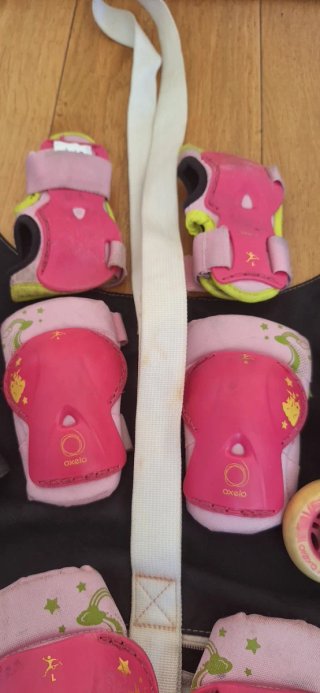 Patines en línea Oxelo con protecciones
