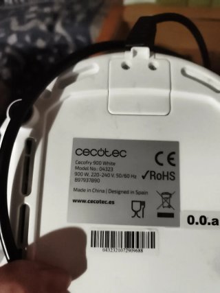 Cecotec Airfryer Blanca