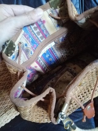 Borse vintage paglia e corda